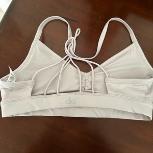 Brand new ALO yoga sports bra. Never worn, light lavender color.